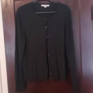 LOFT lightweight black cardigan